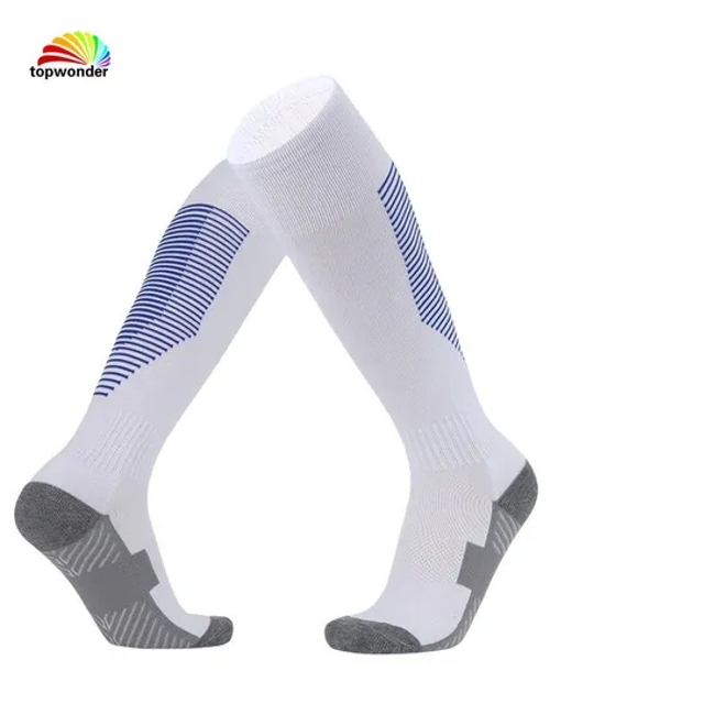 Customize Dry-Fit Cushion Bottom Football Sports Sock with Good Sweat Absorbing Function