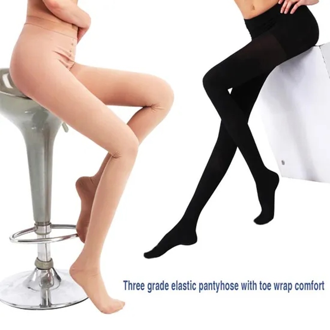 High Waist Breathable Women Compression Stockings Pantyhose