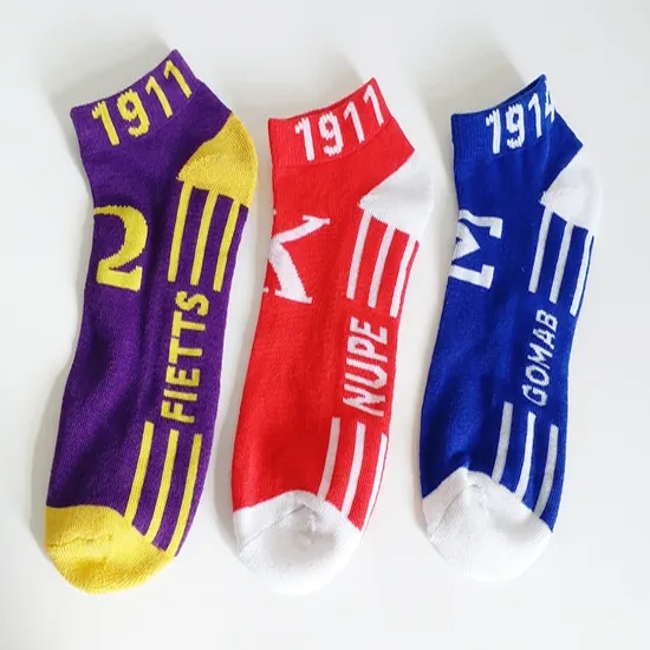 Womens Fancy Argyle Compression Knee High Socks