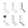 Low MOQ Design Ankle Sports Breathable Custom White Cycling Socks for Men