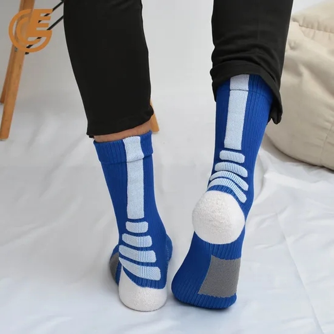 Wholesale Elasticity Anti-Slip Athletic Running Ankle Compression Socks