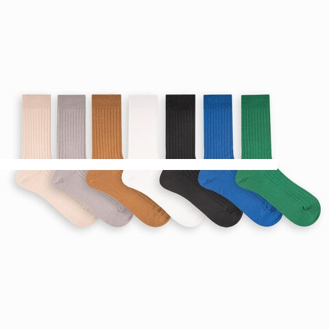  N Customized High end Quality Men s Mercerized Cotton Dress Socks Fashion Design Breathable Deodorant s Knitting Crew Socks