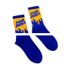 Hot seller Customised Crew Socks Unisex Flame Letter Pattern Custom Logo Cotton Sport Socks