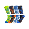 Durable Nylon printed blank sublimation socks color men s compression colorful crew socks in bulk