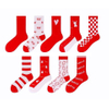 Wholesale Funny women girl fashion crew cotton design socks