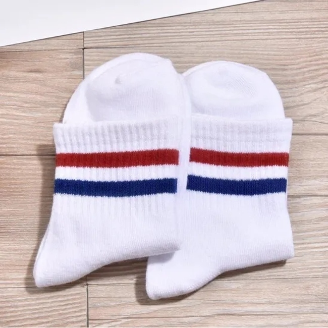 Unisex Custom Kids Children Cotton Wholesale Compression Student School Short Socks