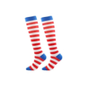 Full Color Crew Socks Casual Nylon Elastic Knee High Compression Socks for Nurses