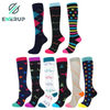 Enerup Calf Compressive Soccer Decompression Leggings Crew Knee-High Socks