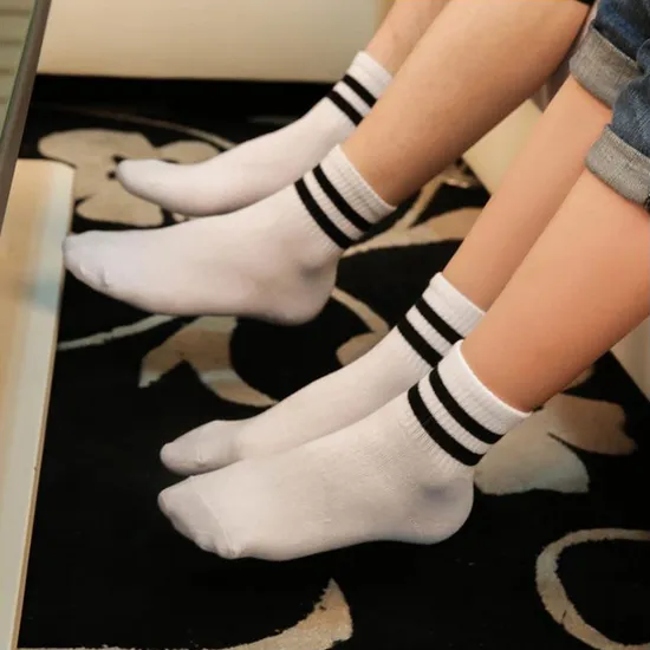Unisex Custom Children Kids Compression Cotton Wholesale Student School Short Socks