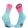 Factory OEM Rainbow Designs Basketball Socks Mens Athletic Compression Crew Ankle Socks for Basketball Running