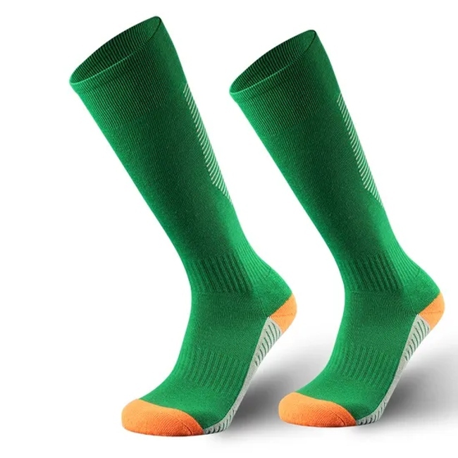 Custom Knee High Anti Slip Football Soccer Sock Candy Colors Compression Sport Socks
