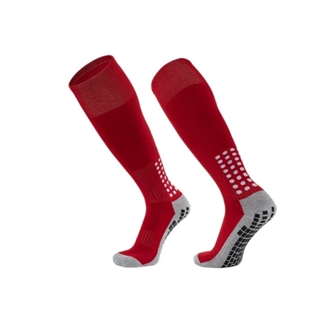 Soccer Socks Men Non-Slip Compression Towel Bottom Knee High Sports Grip Socks