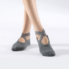 high-grade Anti slip Sports socks Breathable Moisture wicking Yoga socks Comfortable glue dispensing anti slip Cross buckle 