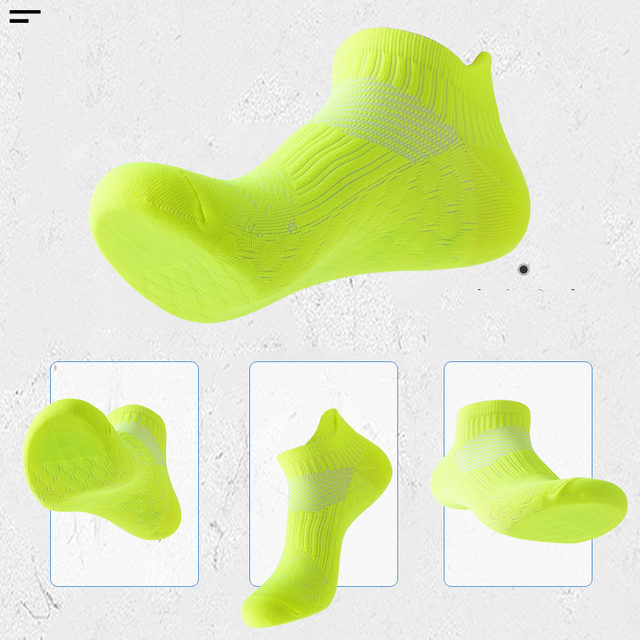 data protection New Sport Running Ankle Socks Women Men Athletic Thin Breathable Quick Dry Fitness Marathon Compression Short 