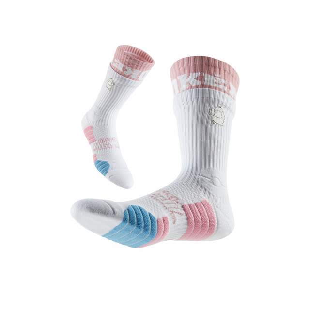 bulk buying Veidoorn Colorful Compression Socks for Women Long Tube Non Slip Tennis Socks High Elasticity Soft Yoga 