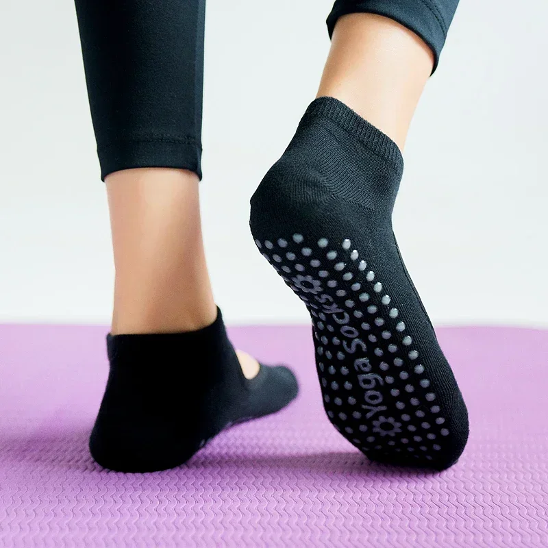 Latest Model Yoga Socks Ankle Ladies Ballet Dance Sports Socks for Fitness Gym Women High Quality Pilates Socks Anti-Slip 