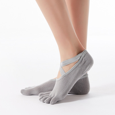 bulk buying Women High Quality Bandage Yoga Socks Anti-Slip Quick-Dry Damping Pilates Ballet Socks Good Grip For Women Cotton 