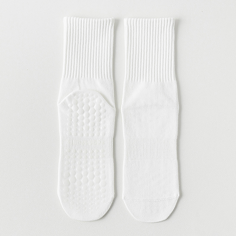 Popular Item Socks pcs Cotton Solid Breathable Mid-calf Color Yoga Striped Anti-slip Sports Socks Pilates Socks Dance Fitness 