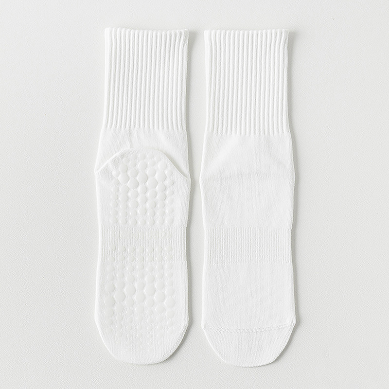 Popular Item Socks pcs Cotton Solid Breathable Mid-calf Color Yoga Striped Anti-slip Sports Socks Pilates Socks Dance Fitness 