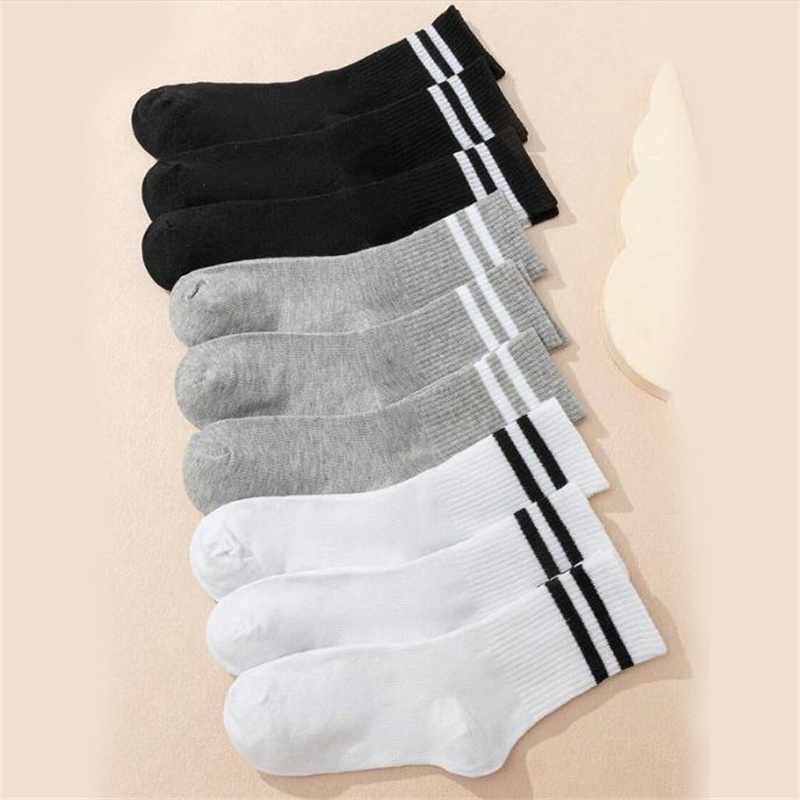Good Value Boutique Lot Baby Knee High Socks Kids Girls Boys Soft Cotton Long Sock Cute Spanish Stripe Solid Children Socken 