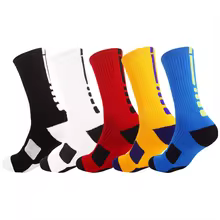 e-commerce ready WRELS Athletic Running Socks No Blister Cushion Moisture Wicking Socks for Cycling Sport Crew Socks Arch 