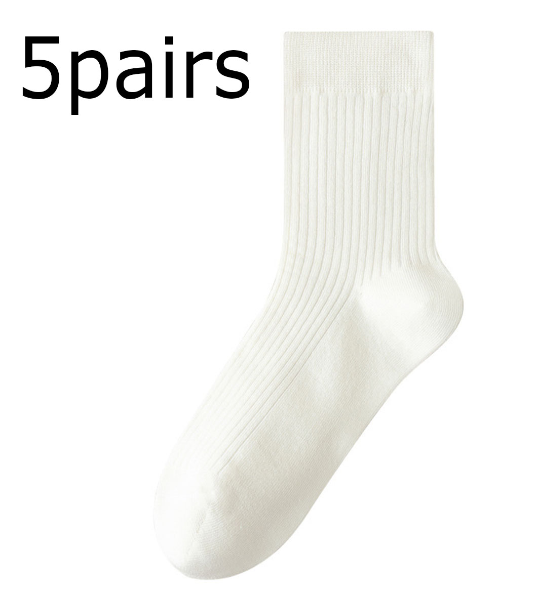 Innovation New Cotton Mid-calf Solid Color Silicone Non-slip Sports Stockings Fitness Pilates Yoga Socks Women Dance Socks 