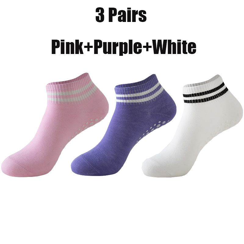 Custom Manufacturing Yoga Socks for Women Double Stripes Socks Non Slip Pilates Yoga Grip Socks Women Sport Gym Workout 