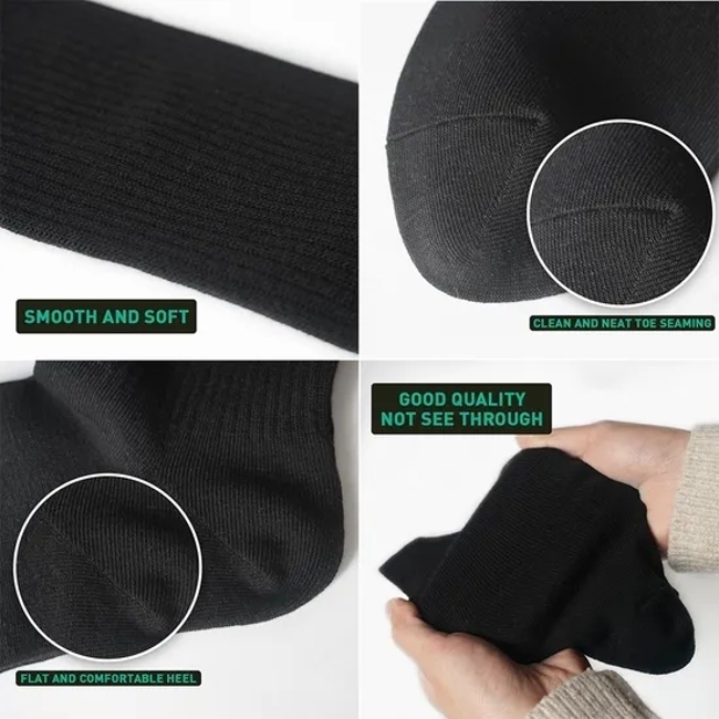 Free Sample OEM Custom Logo Socks Men White Sport Crew Socks