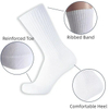 OEM Custom Sock Manufacturer Unisex Sokken Calcetines Sock-Stocking White Crew Women Men Sports Customised Yoga Pilates Cotton Sock