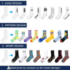 Wholesale High Quality Sports Design Cotton Crew Logo Brand Men Packaging Custom Socks