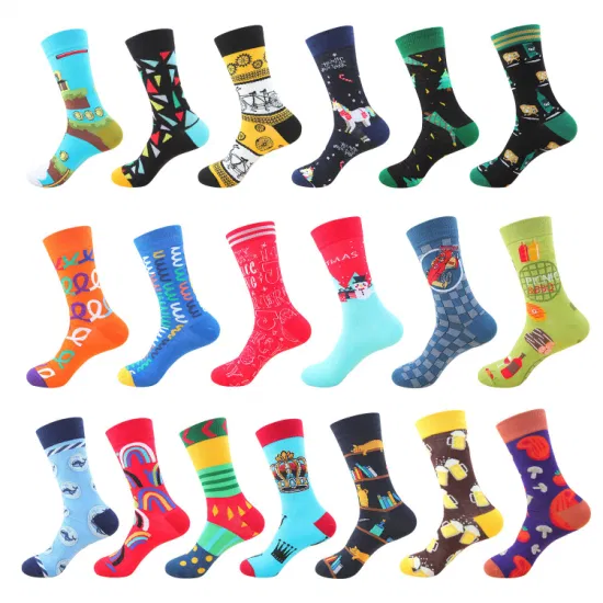 Low Price Women Cotton Adult Fashion Multi Summer Color Wholesale Cartoon Custom Crew Socks