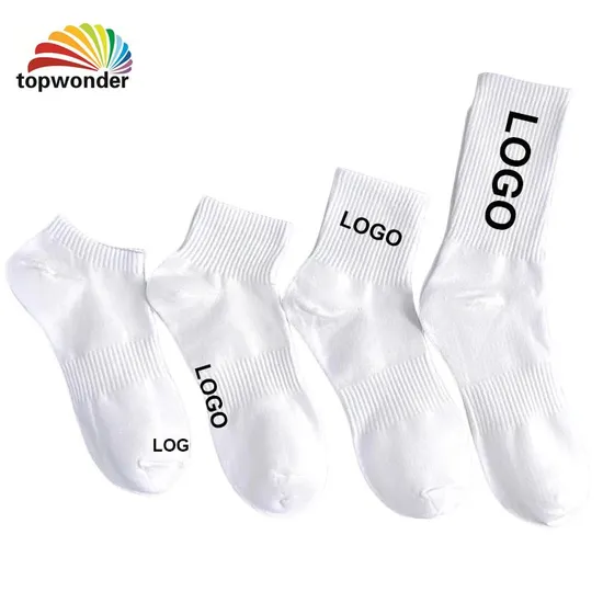 Custom Sock Sports Sock Stripe Sock Running Sock Athletic Sock by Adding All Designs of Logos in Various Sizes, Material and Colors