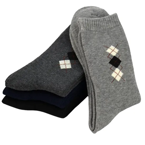Socks for Men in Winter Anti-Slip Sports Fashion Custom Footwear Warm Socks