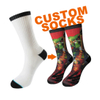 Xianghui Custom Logo Acquard Mens Novelty Sublimation 3D Printed Custom Socks