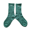 Custom Logo Recycled Polyester RPET Rib Knit Crew Socks