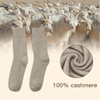 100% Cashmere Socks Custom Logo Printed Winter Warm Socks