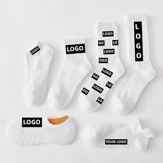 High Quality Crew Ankle OEM Women Sports Custom Logo Cotton Men Socks