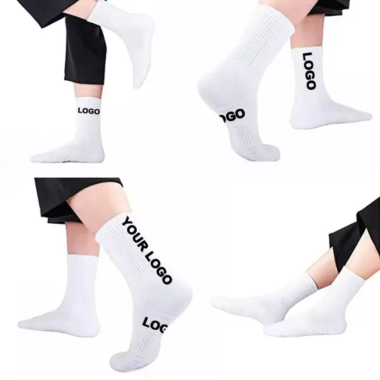Top Quality Classic Sokken Calcetines Custom Pilates Sock-Stocking Men Women 100% Cotton Daily Sports Fashion Crew Socks