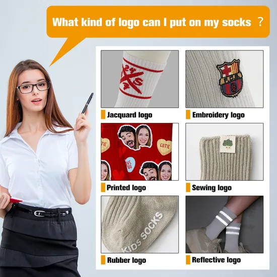 High Quality Fashion Unisex Embroidery Cartoon Sock 100% Cotton Non-Slip Sports Sock Custom Men Crew Socks