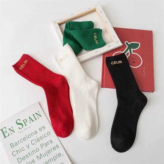 Designer Famous Brand Unisex Socks Running Letter Graphic Custom Casual Luxury Winter Cotton Socks