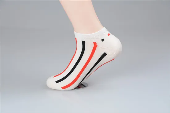 Affordable Custom Stripe Cotton Crew Socks for Men and Women
