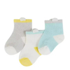 OEM MOQ Newborn Baby Socks Mesh Breathable Bamboo Cozy Short Pure Color