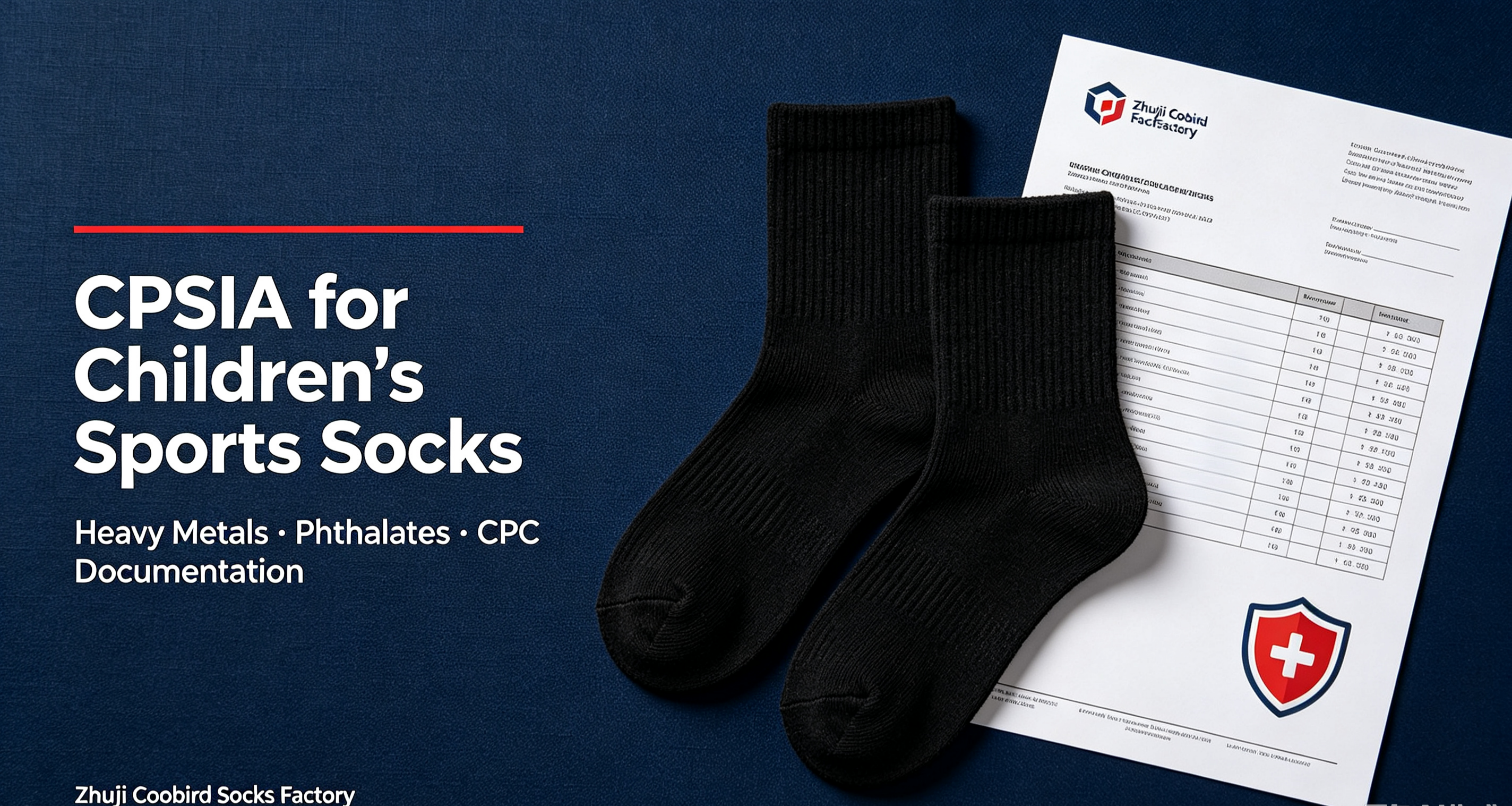 CPSIA Compliance for Children's Sports Socks: Heavy Metals & Phthalates Testing Requirements — A Complete Guide for Exporters