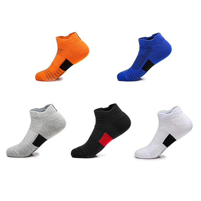 Sock Wholesale Custom Design Knit Low Cut Ankle Men Socks Anti Slip Mesh Breathable Hiking Sock Compression Sport Athletic Socks