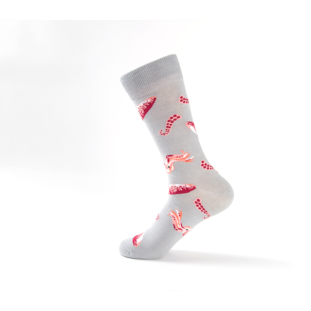 Online Trade Assurance Easy Pay Chinese fancy socks bright colored mens dress black