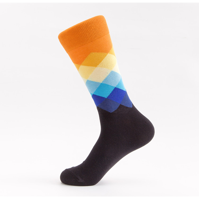 wholesale custom 95% Cotton Socks crew adult for men men's classic