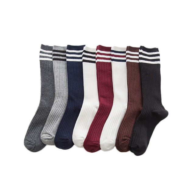 wholesale custom Absolute sports socks woman designer girl stripped sock
