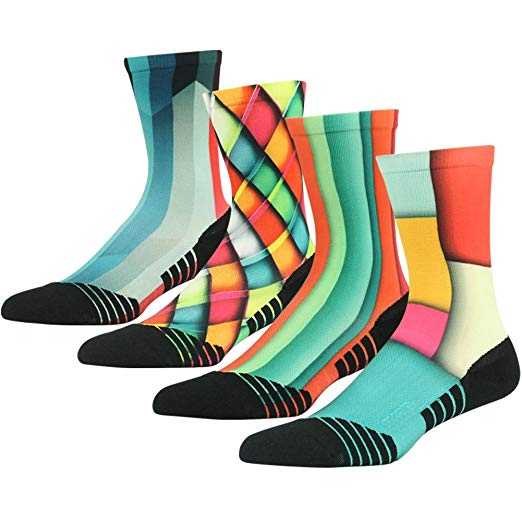 Sock style pattern customization Various kinds colorful high quality striped pattern tube socks