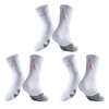  Pack Non Slip Basketball Socks Thick Padding Shock Absorption Running Socks for Football 