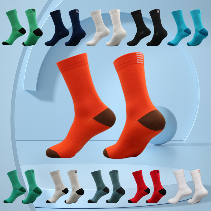  Professional Competition Cycling Socks Men Women Sport Riding Socks Mesh Basketball Badminton Racing Socks Calcetines 